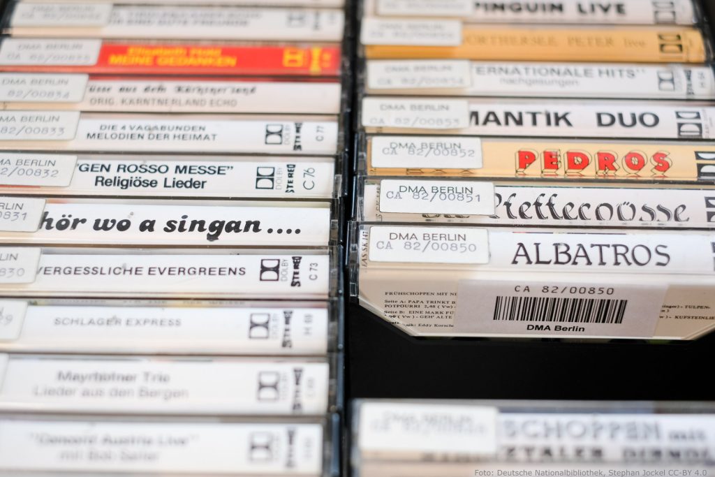 Musikkassetten aus dem Deutschen Musikarchiv
