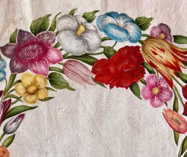 Blütenkranz im Roten Florilegium