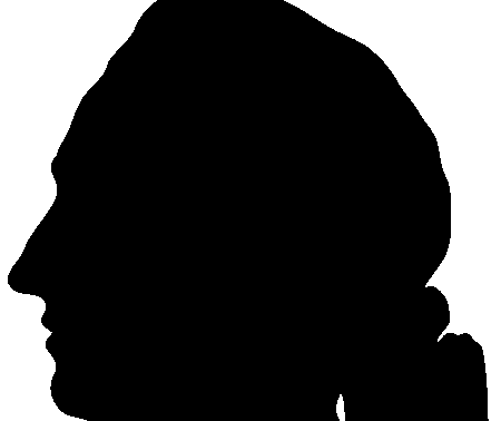 Schattenriss von Johann Wolfgang von Goethe