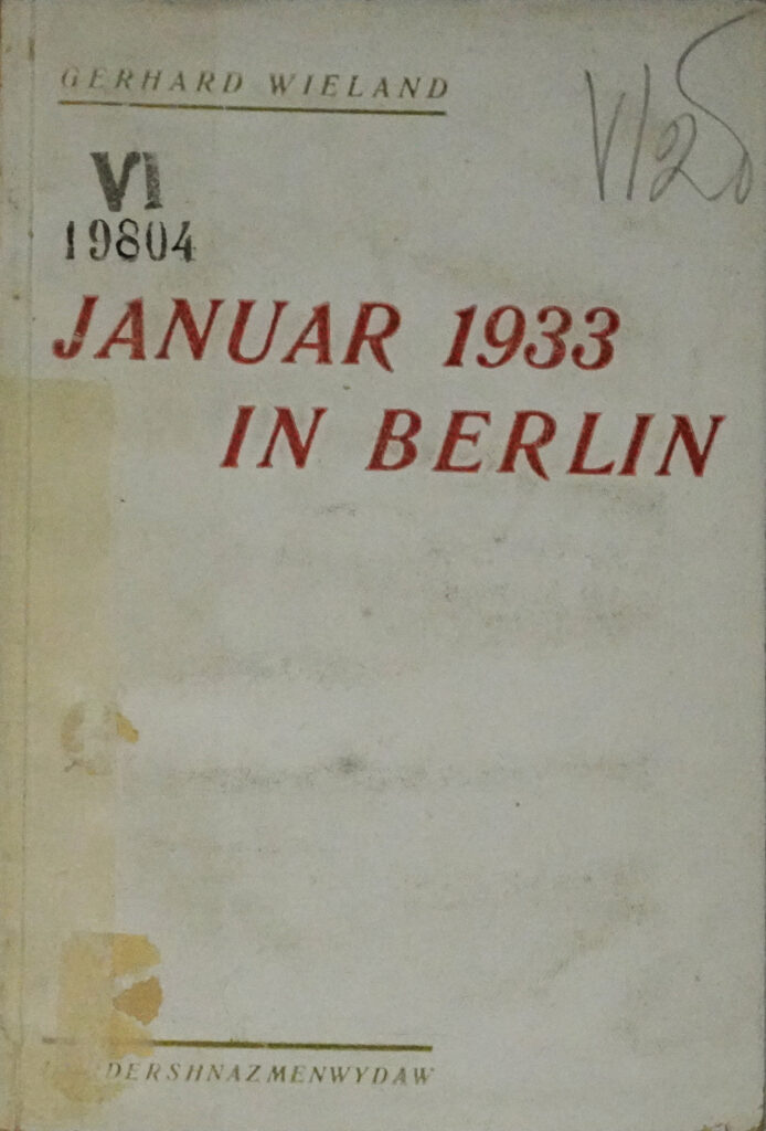 Titel Januar in Berlin