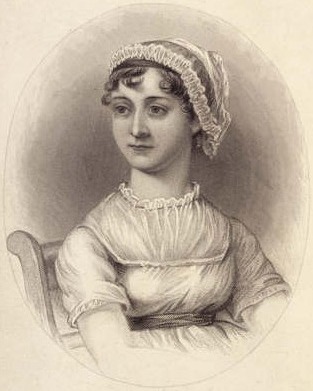 Bildnis von Jane Austen, nach einer Zeichnung ihrer Schwester Cassandra