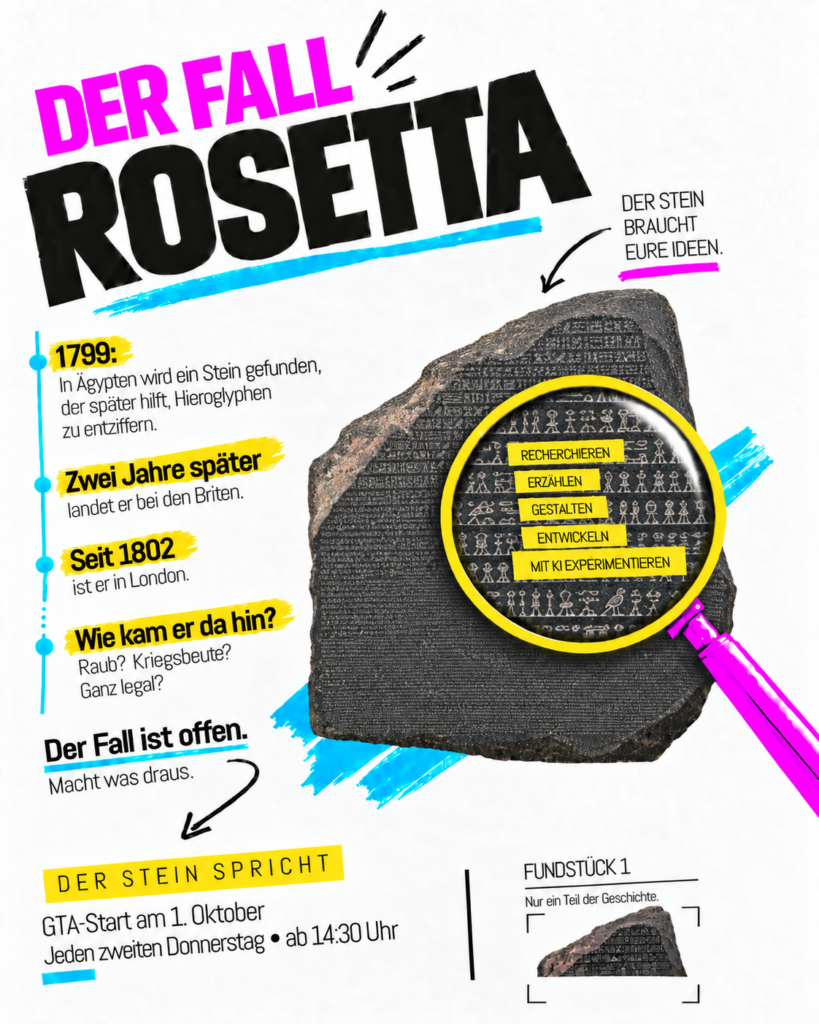 Plakat "Der Fall Rosetta"